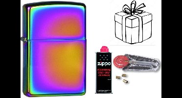 Geschenkset Zippo- ZIPPO met ZIPPO BENZINE en Vuursteentjes-uniek cadeau