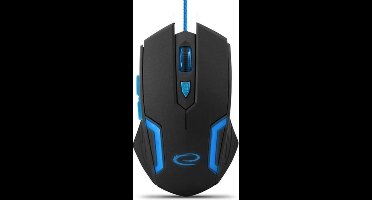 Esperanza Fighter MX205 Optische Gaming Muis - Zwart/Blauw