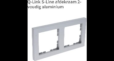 Q LINK S-LINE AFDEKRAAM DUBBEL  ALUMINUM