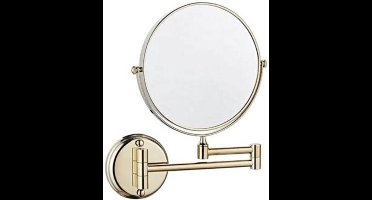 UNIQ Wandspiegel met 10x vergroting - Goud