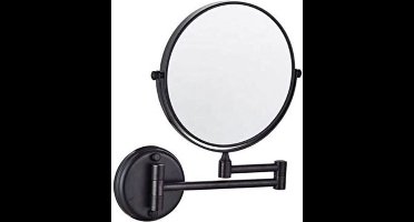 UNIQ Wandspiegel met 10x vergroting - Zwart
