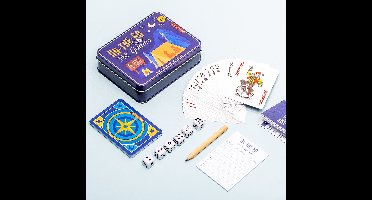 Kikkerland On-The-Go-Games - Spelletjes voor onderweg - Reisspel - Inclusief kaarten, dobbelstenen, potloodje, score cards - Vakantie