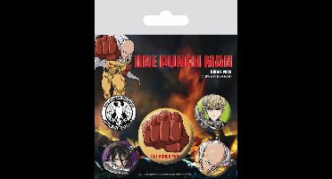 ONE PUNCH MAN - DESTRUCTIVE - Badge Buttons- Anime