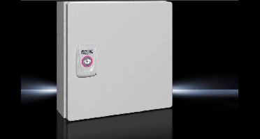 Rittal KX 1546.000 Installatiebehuizing, Wandbehuizing 200 x 200 x 80 Plaatstaal Grijs-wit (RAL 7035) 1 stuk(s)