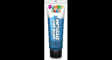 Paintglow Face & Body Paint - Schmink kinderen - Festival make up - Metallic Blue
