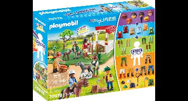 PLAYMOBIL My Figures: Paardenranch - 70978