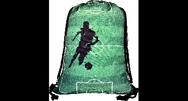 Turntas / zwemtas - rugzak voetbal. heckbo 32x40cm