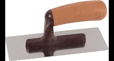 Pleisterspaan - Super Prof - 280x120x0,65 RVS met Supersoft-handgreep en kunststof ang