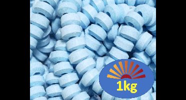 Lollywood Snoepkettingen Blauw - 55 stuks