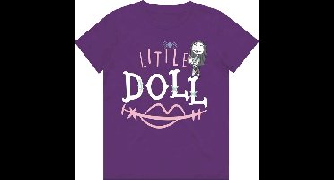 Disney The Nightmare Before Christmas - Little Doll Kinder T-shirt - Kids tm 12 jaar - Paars