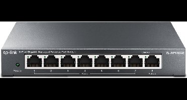 TP-Link TL-RP108GE - Netwerk Switch - PoE