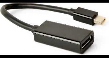 Gembird A-mDPM-DPF4K-01 0,15 m Mini DisplayPort DisplayPort Zwart