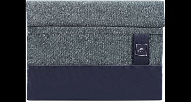 Rivacase 8803 33,8 cm (13.3") Opbergmap/sleeve Blauw, Grijs