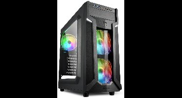 ATX Semi-tower Box Sharkoon VG6-W RGB Black