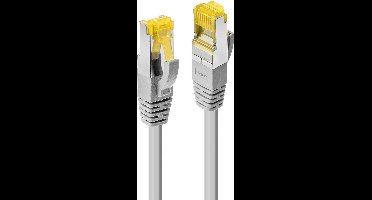 LINDY 47262 RJ45 Netwerkkabel, patchkabel CAT 6a (losse kabel CAT 7) S/FTP 1.00 m Grijs Snagless 1 stuk(s)