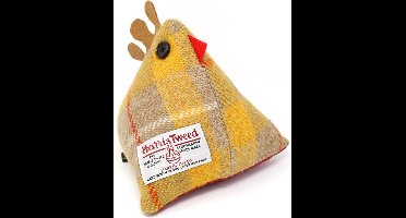 Deurstopper Kip Yellow/Beige - Harris Tweed - Handgemaakt - Caroline Wolfe Murray Scotland