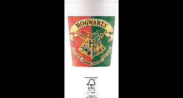 Procos Bekers Harry Potter Junior 200 Ml Karton Rood 8 Stuks
