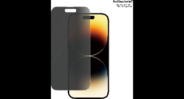 PanzerGlass Screenprotector geschikt voor Apple iPhone 14 Pro Glazen | PanzerGlass Classic Fit Screenprotector Privacy - Case Friendly