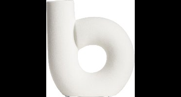 Gusta - Vaas - b Vorm - Offwhite - 14,4x5,2x15,4cm