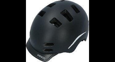 Dresco Speed Pedelec Fietshelm - L/XL ( 58 t/m 61 cm ) - Zwart - Unisex - Goedgekeurd voor Speed Pedelec en Snorfiets