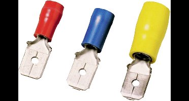 Weidmüller 9200590000 Platte connector Insteekbreedte: 6.3 mm Insteekdikte: 0.8 mm Blauw 100 stuk(s)