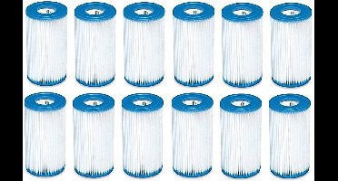 Intex 29000 Filter Cartridge Type A 12 Stuks voor Zwembad 244/305/366 cm