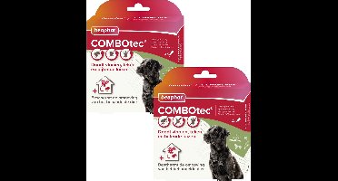 Beaphar Combotec Hond 20-40kg - Anti vlooien en tekenmiddel - 2 x