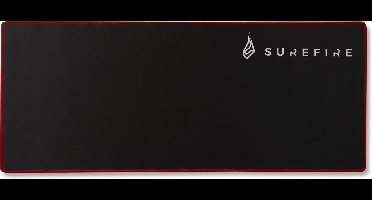 Surefire Gaming Silent Flight 680 Gaming muismat Zwart/rood