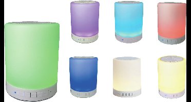 Denver BTL-30 - Bluetooth speaker met verlichting en radio - Wit