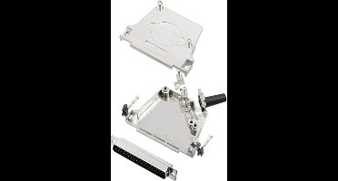TRU COMPONENTS TCD45ZF37DBPK 7709356 D-sub male connectorset 45 ° Aantal polen: 37 Soldeerkelk 1 stuk(s)