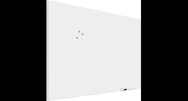 IVOL Glassboard Wit 100 x 150 cm - Magneetbord - Beschrijfbaar - Magnetisch prikbord
