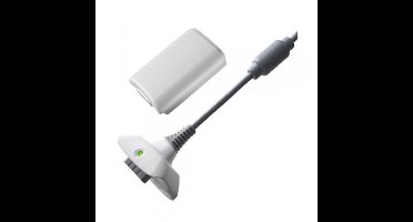 XBOX 360 controller accu met oplaadkabel - grijs