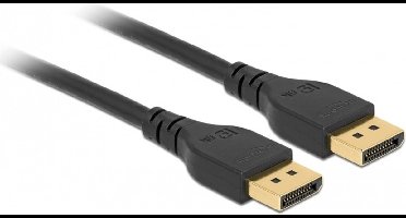 DeLOCK premium DisplayPort kabel met smalle connectoren - versie 1.4 - 8K gecertificeerd - 1 meter