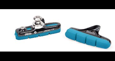 Elvedes Shimano 55 Mm Carbon Complete Velgremblokken Blauw