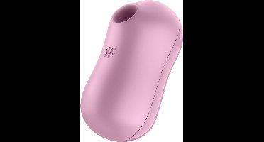 Satisfyer 'Cotton Candy', 8,5 cm, drukgolven en trillingen, speels design