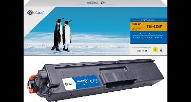 G&G TN426 toner Compatibel met Brother TN-426 Tonercartridge Geel 1 stuk(s) - Huismerk