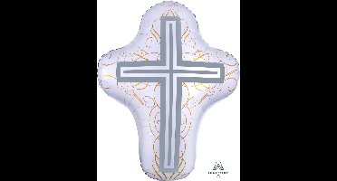 "Elegant Kruis" Folie Ballon 58 x 71 cm