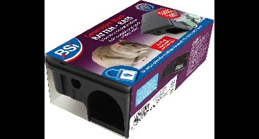 BSI - Generation Block - Tegen Ratten - Muizengif - Raffenvergif - 1 rattenvoerdoos met 60 g lokaas (3x20g)