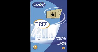 CleanBag stofzuigerzakken 4 stuks - Geschikt voor Panasonic - C2 C2E C20E - Inclusief 1 filter - Alternatief