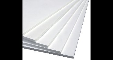 Kangaro foamboard - 50x70 - 5mm - wit - doos van 15 stuks - zelfklevend - K-0075-005-ZK