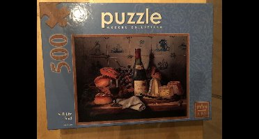 Still Life Food Puzzle - KING Wooden Collection 500 stukjes - 42 x 51 cm
