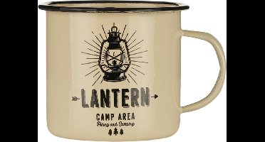 Fosco Emaille Mok Outdoor Lantern beige