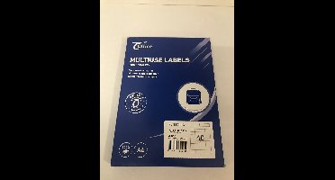 Etiket Office A4 52 - 5X29 - 7 40X