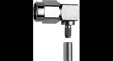 Telegärtner J01150A0521 J01150A0521 SMA-connector Stekker, haaks 50 Ω 1 stuk(s)