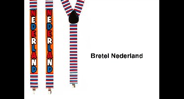 Bretel Nederland luxe - Holland Koningsdag thema feest Nederlands koningsdag festival bretels