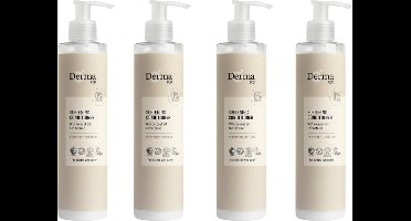 Derma Eco Conditioner - 4 x 250 ml - Parfumvrij - met Aloë Vera en Kokosolie - Hypoallergeen