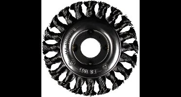 RONDBORSTEL 125X22.2X0.5 MET GEHARD, GETORDEERD STAALDRAAD