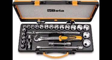 Beta 25-delige Doppenset 1/2" met Accessoires, 10-32mm