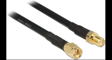 SMA (m) - SMA (v) verlengkabel - CFD200/RF200 - 50 Ohm / zwart - 0,90 meter