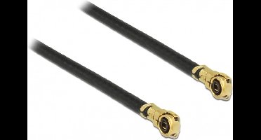 MHF 4L (v) - MHF 4L (v) kabel - Micro Coax (1,13 mm) - 50 Ohm / zwart - 0,40 meter